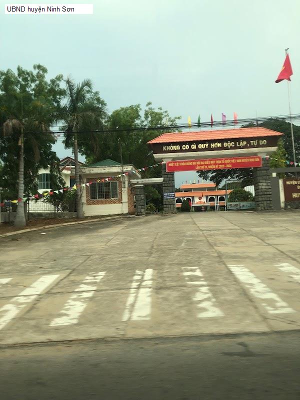 UBND huyện Ninh Sơn