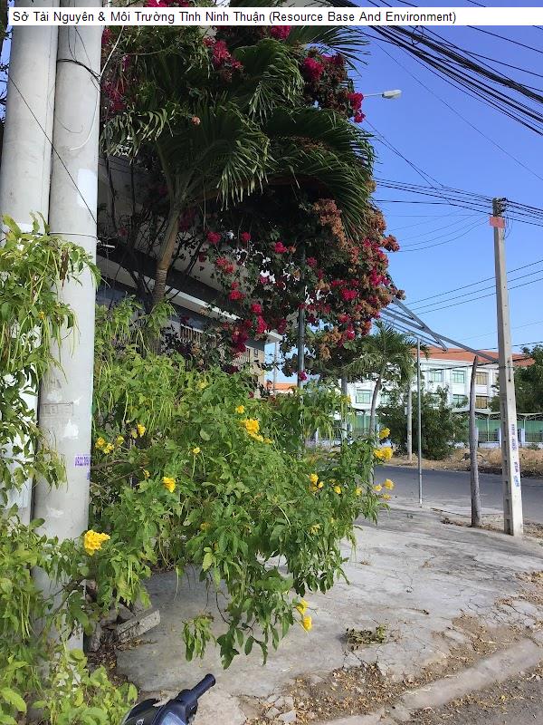 Sở Tài Nguyên & Môi Trường Tỉnh Ninh Thuận (Resource Base And Environment)