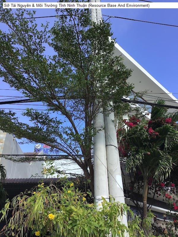 Sở Tài Nguyên & Môi Trường Tỉnh Ninh Thuận (Resource Base And Environment)