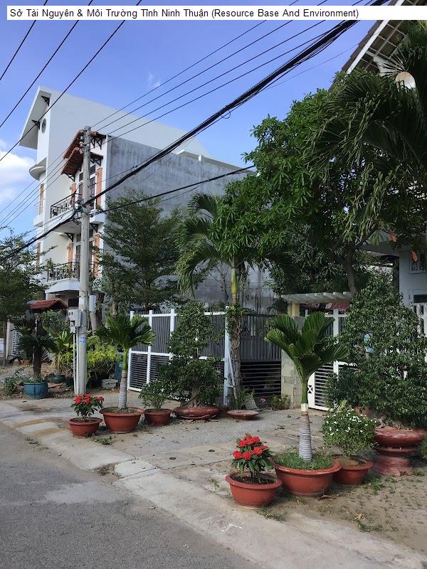 Sở Tài Nguyên & Môi Trường Tỉnh Ninh Thuận (Resource Base And Environment)