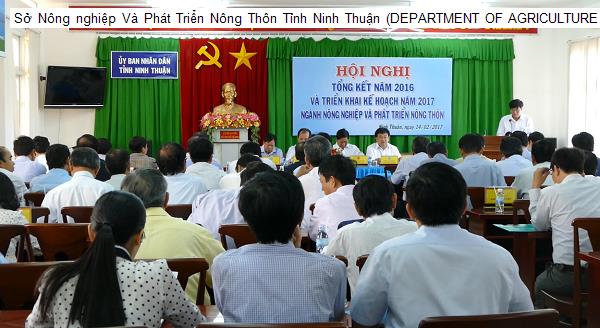 Sở Nông nghiệp Và Phát Triển Nông Thôn Tỉnh Ninh Thuận (DEPARTMENT OF AGRICULTURE AND RURAL DEVELOPMENT)